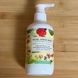 NWT Michel Design Works Birds & Butterflies Hand and Body Lotion